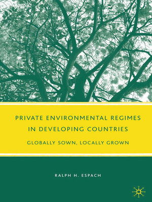 cover image of Private Environmental Regimes in Developing Countries